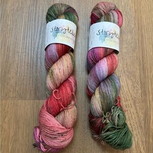 Storyteller Hand-Dyed Multicolor Yarn x2 skeins